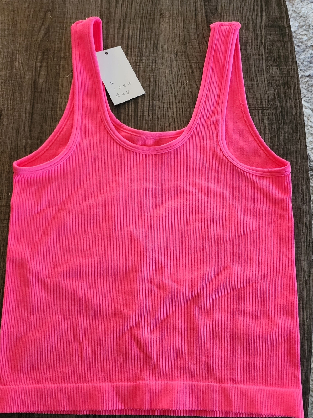 Target Pink Ribbed Tank Top - Women's